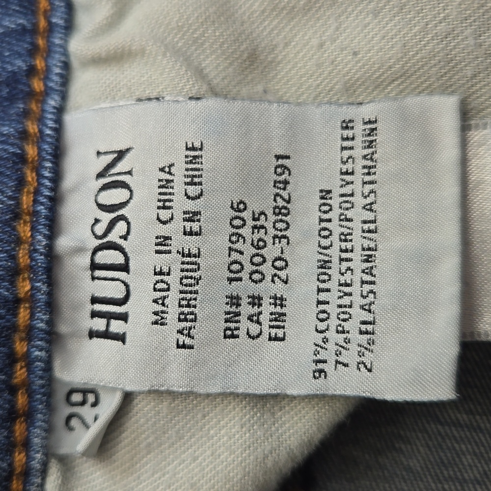 1 Preloved Hudson Jeans size 29 - Picture 7 of 8